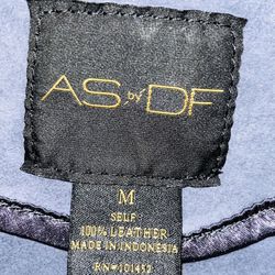AS by DF GENUINE SUEDE BIKER JACKET