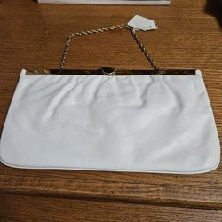 Vintage White Purse/Handbag 