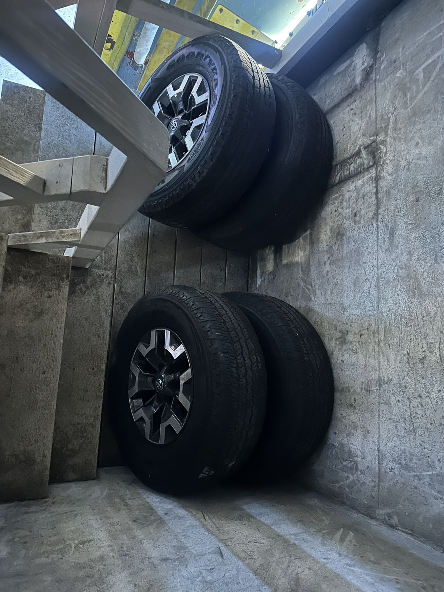 Factory Toyota Tacoma rims and tires