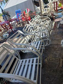 Vintage 6 pcs tropitone chairs with cusion