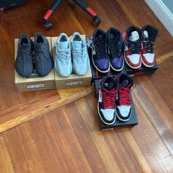 Yeezy and Jordans Used Size 10 and 9.5