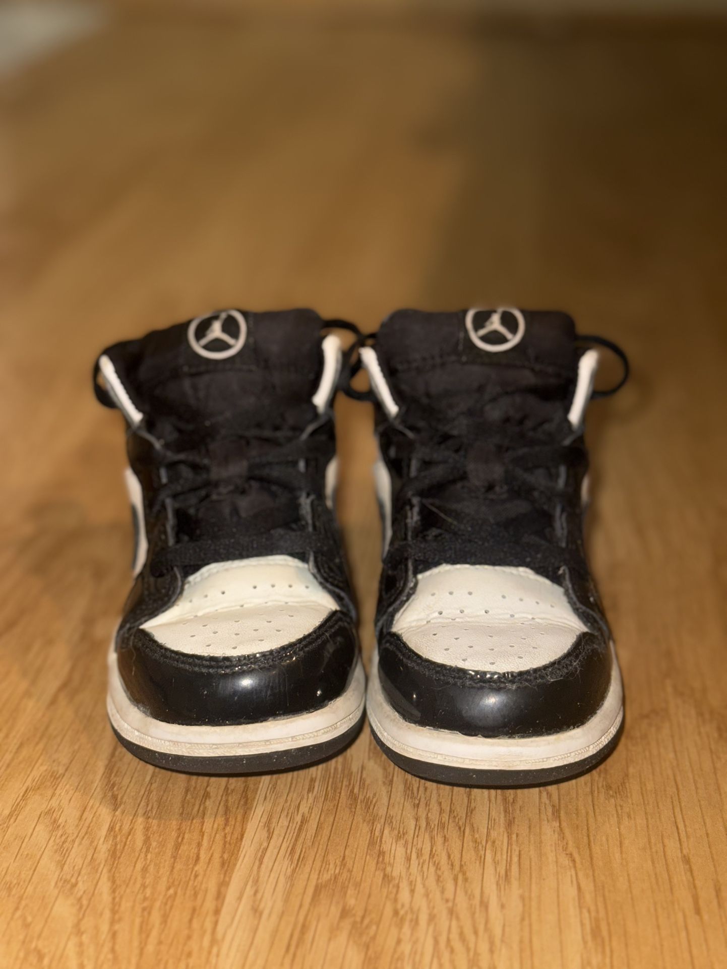 Toddler Black White Jordans