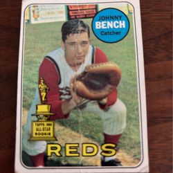 1969 Johnny Bench Card