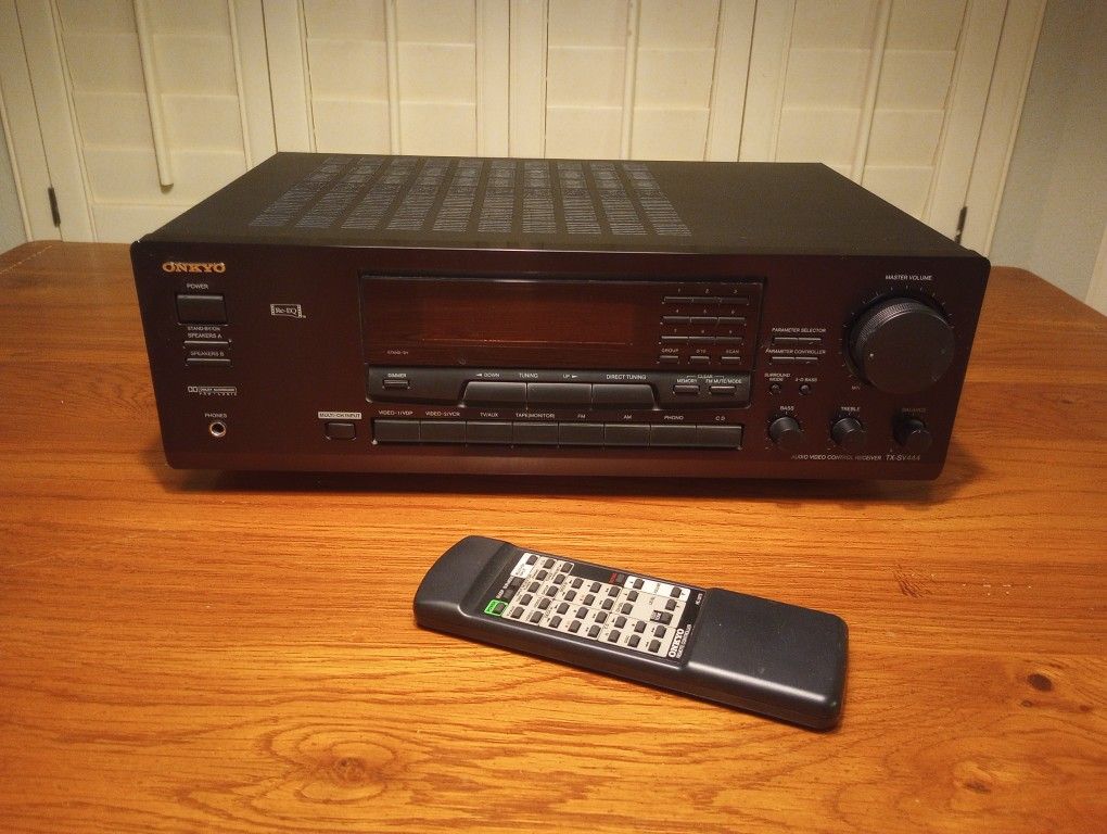 Onkyo AM/FM Surround Receiver W/Remote - TX-SV444
