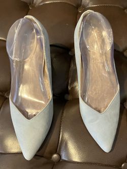 Light Blue Pumps Side 7.5 Ann Taylor