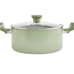 T Fal Heat Mastery Green Pot With Lid