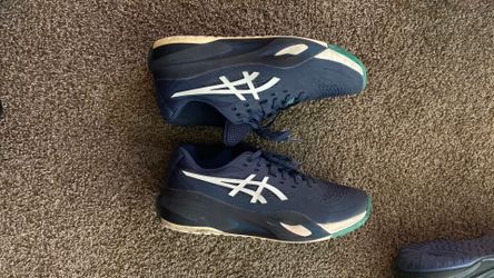 3 pairs of asics tennis or pickleball 9.5