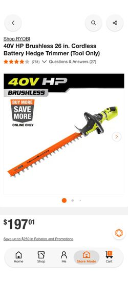 Ryobi 40v trimmer