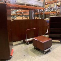 BLOW OUT PRICE  $350..........10' Big Table And Matching Cabinets