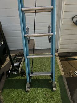 Werner Fiberglass Extension Ladder