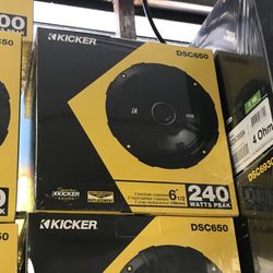 Kicker 6.5 Inch Car Audio Speakers On Sale Today 