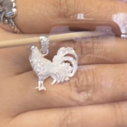 Medalla De Plata.925 (gallo )