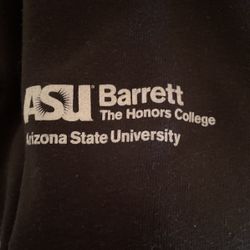 ASU BARRETT Honors Colledge Black Hoodie M