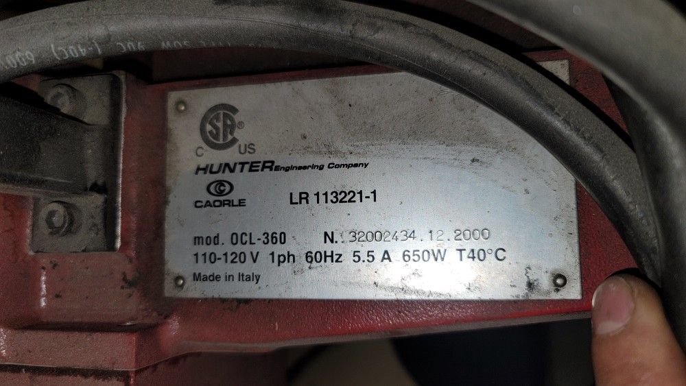 On car brake lathe hunter OCL-360