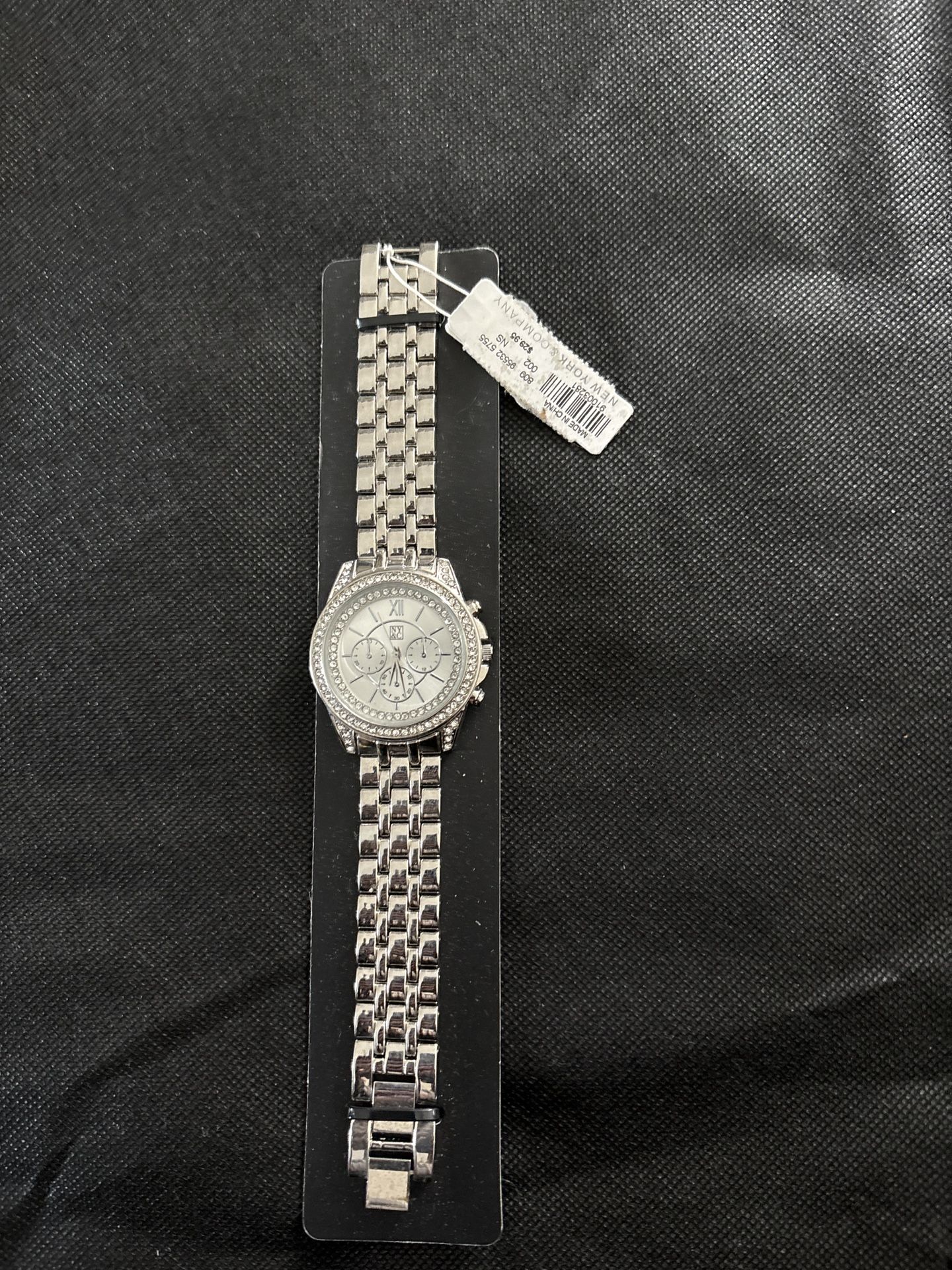 Silver-tone watch