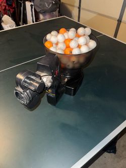 Table Tennis Robot (S-102) and Net (Balls included)