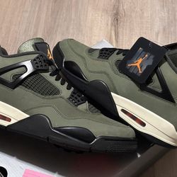 Air Jordan 4 x Undefeated Olive size 10