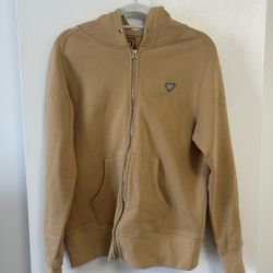Human Made Heart Zip Logo Hoodie Size M
