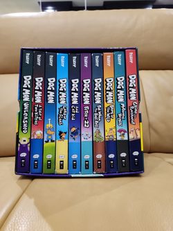 Dog Man books 1 through 10. hardcover box set of Dog Man