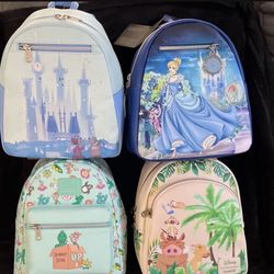 Disney/Loungefly Assorted Mini Backpacks 🎒 $60 EACH FIRM ! Cash Only -More In Profile 