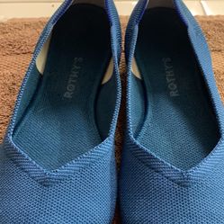 Blue shoes