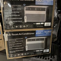 LG 10,000 (DOE) BTU 115-Volts Window Air Conditioner Unit Cools 450 sq. ft. with Wi-Fi, Remote and Dehumidifier