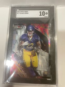 2024 Topps Finest Blake Corum RC SGC 10