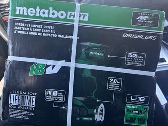 Metabo HPT 18V Brushless Cordless Impact Driver