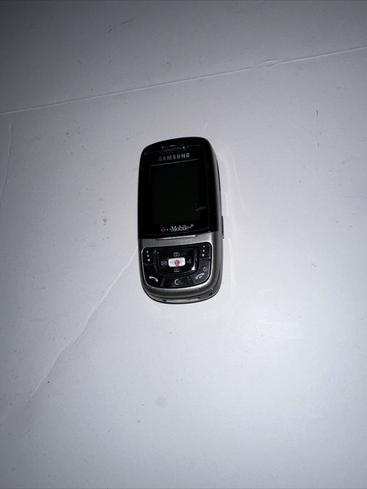Samsung SGH E635 Silver black T-Mobile Cellular Phone Non Tested