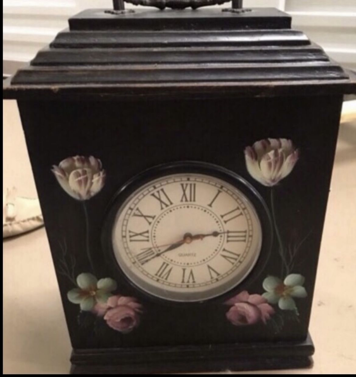 Vintage Clock W/storage