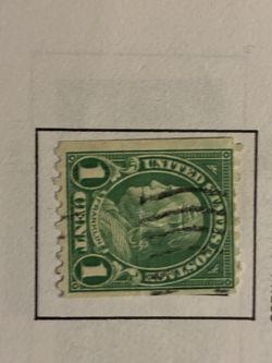 VERY RARE 1c Benjamin Franklin Stamp