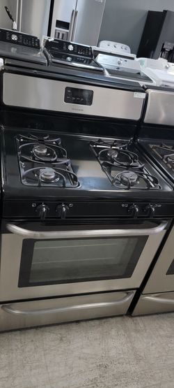Stainless Four Burners Gas Everything Works With Warranty 
