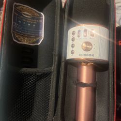 Rose gold microphone