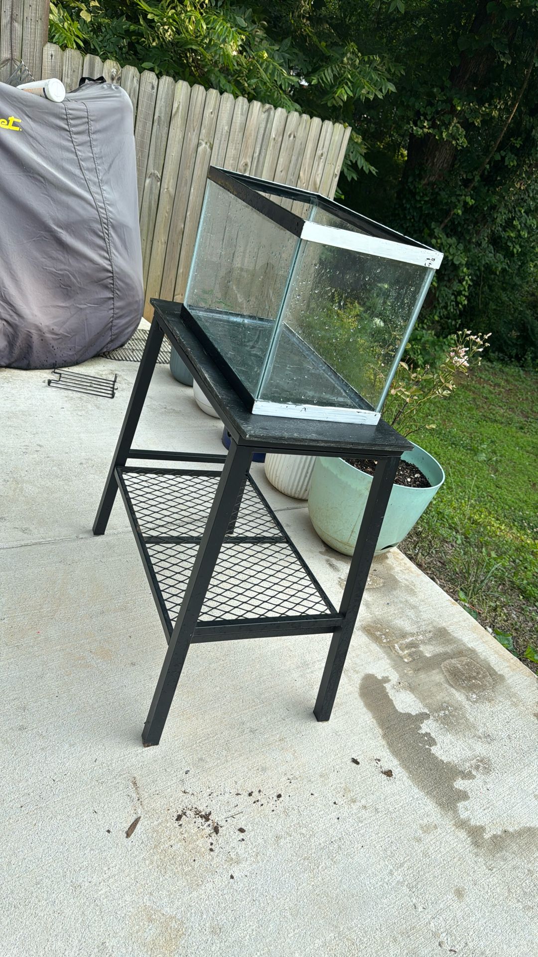 Fish Tank And Table