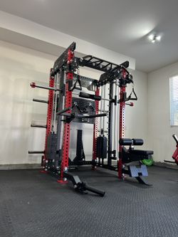 FULLY LOADED - FREE DELIVERY🟢All In One Home Gym🟢 Functional Trainer🟢Smith Machine🟢Squat Rack🟢Cable Machine 