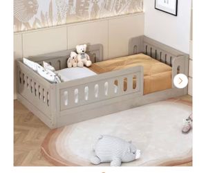 Platform twin bed frame