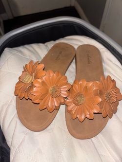 Floral Slide Sandals