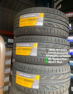 245/40R19 Land Golden Set of Tires Installed and Balanced Set de Llantas Nuevas Instaladas y Balanceadas