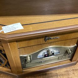 Emerson Stereo System Record Player + Cd + Cassette + Manual