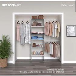 Closet Storage Solution 84 In. (ClosetMaid - Home Depot)