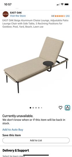 Chaise Lounge Chairs