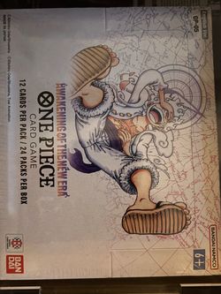 OP05 Booster Box - English - One Piece TCG - Factory Sealed- in acrylic case (optional)