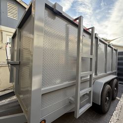 New 8x4x12 Hydraulic Utility Dump Trailer 💎