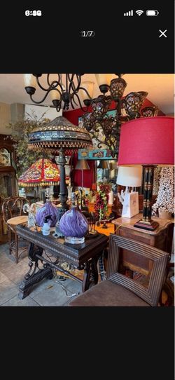 Art and furniture sale tomorrow 2 PM to 4 PM check my page. See some of my items and follow me so you can see my weekly new items.