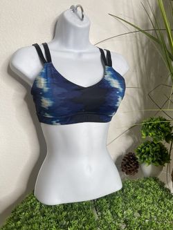 Blue Sports Bra