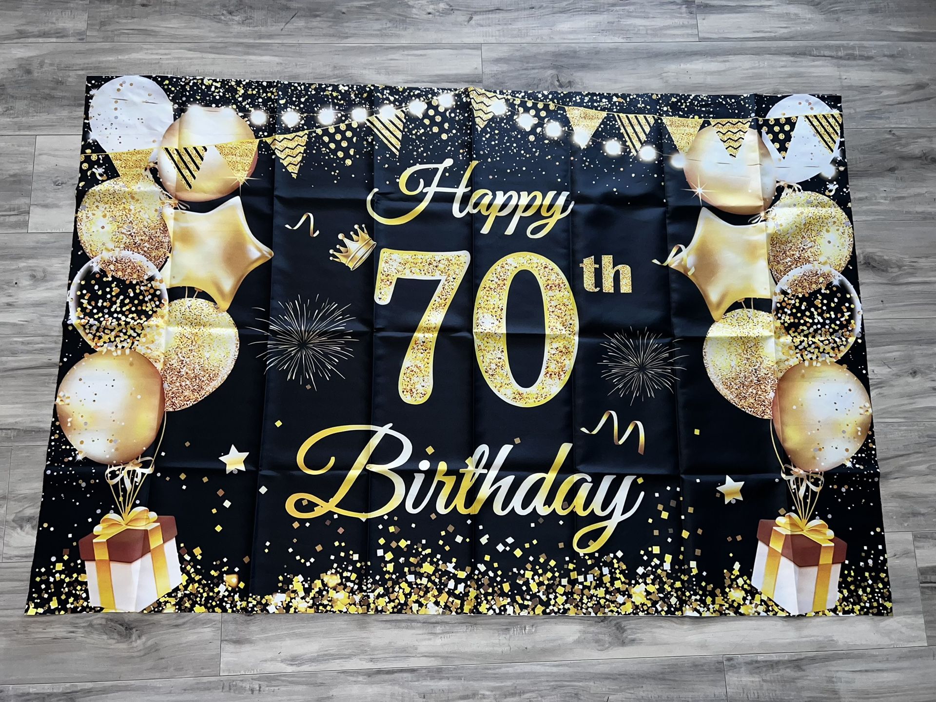 Birthday Backdrop For 70th Birthday 