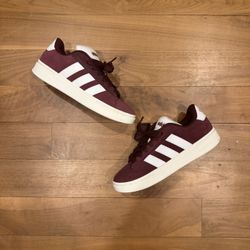 Adidas Maroon Cloud Foam Low-Tops Size 9