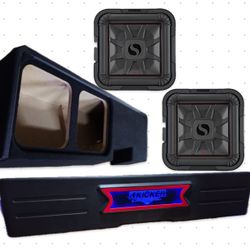 NEW CUSTOM BOX AND SUBWOOFERS KICKER L7t 12” Silverado Sierra 2014-2024