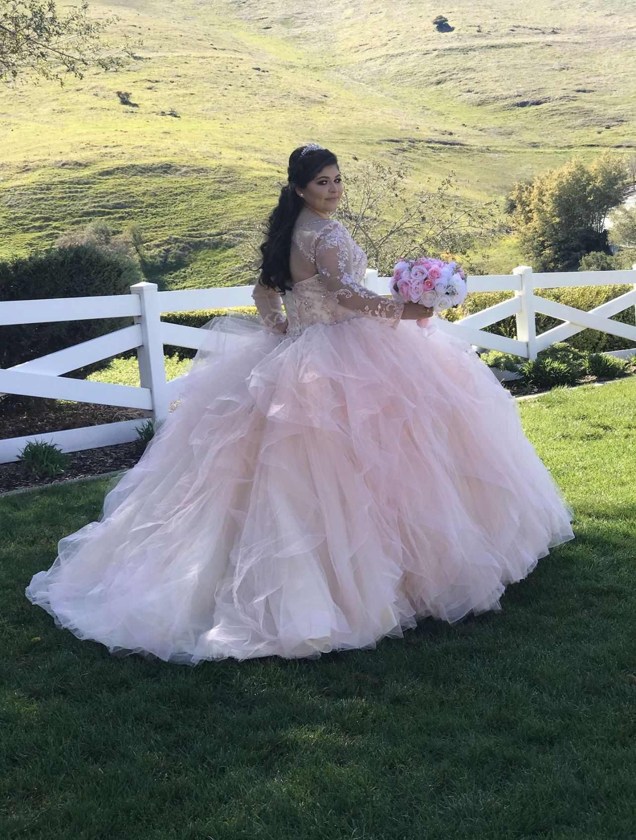  Blush Morilee Quinceanera Dress  