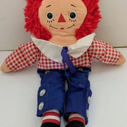 Raggedy Andy Knickerbocker Vintage Rag Doll 